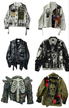 Punk Fashion Diy, Battle Jacket, Grunge Goth, Alternative Outfits