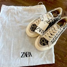 New With Tags Never Worn Zara Girls Cheetah Print Shoes Disney Sneakers, Cheetah Print Shoes, Toddler Boy Sneakers, Zara Sneakers, Tan Sneakers, Rubber Sneakers, Girls Shoes Sneakers, Zara Boys, Leopard Shoes