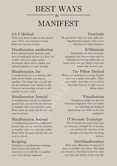 #manifestation #manifest #printable #howtomanifest #manifestationprintable #etsy Best Ways To Manifest, Manifestation Printable, Ways To Manifest, Healing Journaling, Manifestation Meditation, Self Care Bullet Journal, Writing Therapy, Vie Motivation