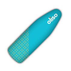 an image of a blue surfboard with the word ollso written on it