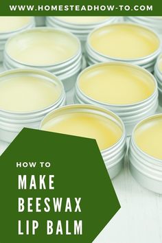 Beeswax Lip Balm Recipe Diy, How To Make Beeswax Lip Balm, Beeswax Chapstick, Beeswax Lip Balm Recipe, Diy Lip Balm Without Beeswax Easy, Bees Wax Lip Balm Recipes Coconut Oil, Lip Ice, Homemade Balm, Wax Lips