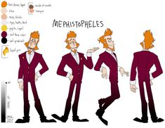 a drawing of some people in suits with different hair colors and facial expressions on their faces