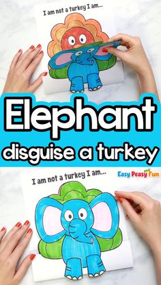 Love fall crafts for kids? This Disguise a Turkey as an Elephant Printable Template is a hilarious and creative way to celebrate Thanksgiving! Perfect for Thanksgiving crafts for kids, it combines animal crafts with fun turkey disguise projects and ideas that will keep kids entertained and laughing. Disguise A Turkey, Turkey Disguise Project, Elephant Printable, Turkey Disguise, Printable Snowman, Thanksgiving Activities For Kids, Fun Fall Crafts, Fall Arts And Crafts, Turkey Crafts