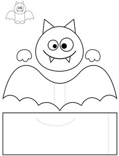 a bat coloring page for kids