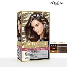 HtmlBox L'oreal Excellence Parisian Chic Hair Dye Color Dying Kit  6.73 Greige Linen Product Details  #Misty hair color can also have salon-level gloss! The unique salon-level triple dyeing and protection technology opens the soft hair surface when dyeing the hair, and the dye cream is as high as 25% of the hair care ingredients. It can truly dye the hair while protecting the hair when the color is applied. After finishing the color, in the process of shampooing, the color-locking and color-pres Unique Salon, Lighten Hair, Chic Hair, Color Locks, How To Lighten Hair, Hair Dye Colors, Parisian Chic, Soft Hair, L Oreal