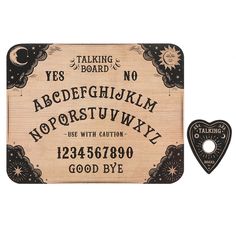 Classic Spirit Board with Planchette Ouji Board, Spiritual Readings, Spiritual Connections, Spiritual Reading, Attitude Clothing, Spirit Board, Witchcraft Supplies, Board Art, Ouija Board