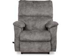 the reclining chair is shown in light brown