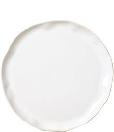 an empty white plate on a white background