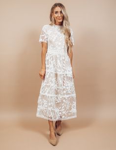 Shop Stevie, Ootd Summer, Floral Embroidered Dress, Shop Maxi Dresses, Outfits Summer, Embroidered Dress, Maxi Dresses, Summer Vibes, Floral Dress