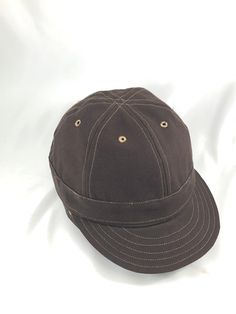 The mechanics cap is a symbol of the Industrial Age of the early 20th century. Keeping true to tradition, this cap is handcrafted using top-notch materials that would have been found on turn of the century headwear. The front has no stiffener and the cap is made with a short  flexible visor, and the hat itself is made with 100% brushed cotton canvas and a cotton sweatband. Prefer another fabric or different type of sweatband? Just ask, we love custom orders. Industrial Age, Different Hats, Two Heads, Custom Caps, Beautiful Hats, Brushed Cotton, Favorite Shirts, Trucker Cap, Custom Orders