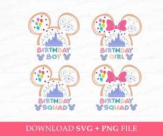 mickey mouse birthday svg file