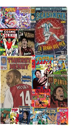 the covers of comic books are shown in this collage