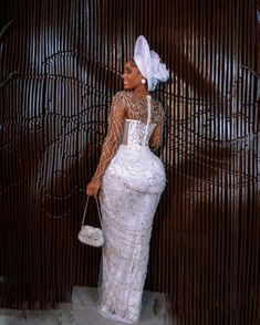 Luxury White Evening Lace Gown for Weddings and Special Occasions, Maxi Corset Dress, Delicate Beaded Lace Fabric, Custom Formal Gown - Etsy Maxi Corset Dress, Nigerian Traditional Dresses, Lace Dress Classy, African Bridal Dress, African Traditional Wedding Dress, Nigerian Lace Styles Dress, Nigerian Lace Styles, Traditional Wedding Attire, African Traditional Wedding