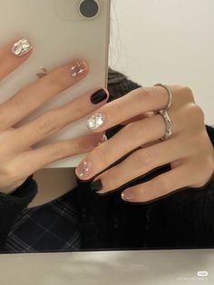 Easy Nail Ideas, Quiet People, Her Nails, Blush Nails, Hair Done