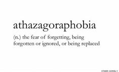 an image of the words athazagophobiaia written in black ink on a white background