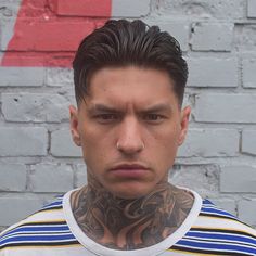 Men’s Swept Back Hair, Men’s Slicked Back Undercut, Brushed Back Hair Men, Taper Slick Back Hair, Side Part Hairstyles Men Short, Mens Thinning Hairstyles, Slicked Back Hair Men Fade, Cholo Hairstyles Men, Slick Back Mens Haircut