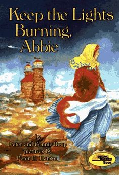 the book cover for keep the lights burning, abbie