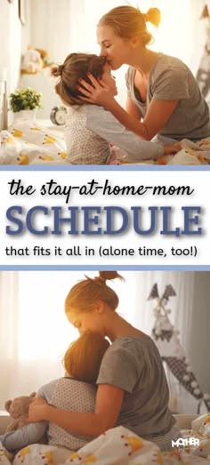 the stay - at - home mom schedule is here