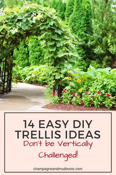 Easy DIY Trellis Ideas - Champagne and Mudboots Mini Farming, Bamboo Ideas, Wattle Fence, Raised Gardens, Growing Food Indoors, Homestead Ideas