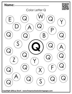 the letter q worksheet for children to practice their handwriting and writing with letters