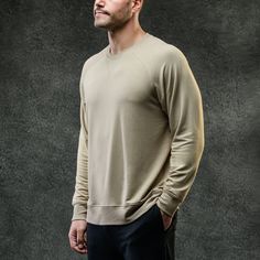 This insanely soft top is a core staple of the Essential Collection and is made from a dreamy modal fleece, which allows for moisture-wicking & next-level comfort. The midweight design and raglan sleeves offer more freedom of movement, and when you’re this cozy, it’ll have you lounging all day. Men's Loungewear, Relax Pants, Comfy Tops, Mens Essentials, Freedom Of Movement, Soft Tops, Raglan Sleeve, Moisture Wicking, At Home