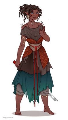 Swordswoman Dungeons And Dragons Characters, Afro Art, Arte Fantasy, Drawing Clothes, Fantasy Inspiration, Fantasy Clothing, Character Creation