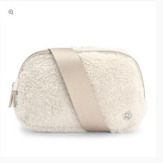 Never Used Just Bought Two Different Colors An I Don’t Use This One Lululemon Everywhere Belt Bag, Everywhere Belt Bag, Chic Bags, Small Backpack, Toiletry Bags, Cute Bags, Cream And Gold, White Bag, Shoulder Handbags