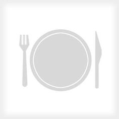 a plate, fork and knife on a white background with space for text or image