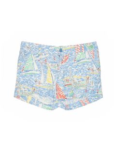 Women Lilly Pulitzer Get Nauti Sailboat Nautical Callahan Shorts Size 6 #lillypulitzer #BermudaWalking Swim Trunk, Nautical, Free Shipping