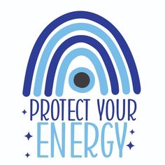 the logo for project your energy, which is designed to look like a rainbow with stars and