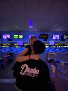 Cute Couple sitting together during a bowling date with neon lights Bowling Pictures, Summer Date Ideas, Physical Connection, Alphabet Dating, Romantic Boyfriend, Power Dynamics, Redeeming Love