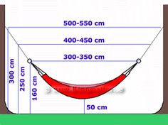 the measurements for a hammock