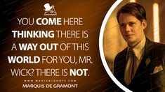 a man in a suit and tie with a quote from the famous movie series, doctor who