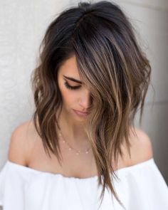 Stylish Ombre Balayage Hairstyles for Medium Length Hair, Medium Hairstyle Color Ideas Balayage Hairstyles, Hairstyles For Medium Length Hair, Short Hair Balayage, Long Brown Hair, Ombre Hair Color, Medium Length Hair, Ombre Balayage, Brown Hair Colors