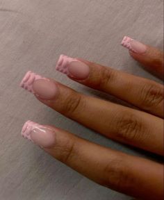 Natrual Nails, Length Nails, Simple Acrylic Nails, Acrylic Nails Coffin Pink