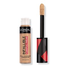 Loreal Concealer, Infallible Concealer, Loreal Infallible, Loreal Paris Infallible, Waterproof Concealer, Concealer Shades, How To Apply Concealer, Best Concealer, Full Coverage Concealer