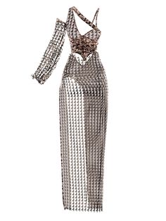 Hollywood Glam Dress, Old Hollywood Dress, Rihanna Dress, Haute Couture Looks, Chain Dress, Hollywood Red Carpet, Couture Looks, Dress Attire, Future Outfit