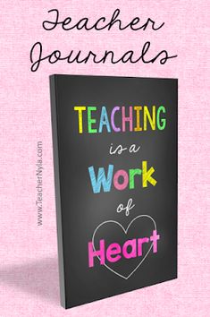 a book with the title teaching is a work of heart