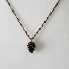 Bronze Chain With Bronze/Goldish Pinecone. Very Cute. Perfect For The Nature Lover. Handmade. Never Worn. Pine Cone Necklace, Pinecone Necklace, Pine Cone, The Nature, Pine Cones, Brown Gold, Nature Lover, Womens Jewelry Necklace, Jewelry Necklaces