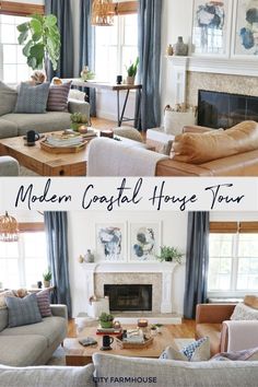 the modern coastal house tour is in full view and it's all ready for us to use