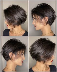 Pixie Haircut For Thick Hair, Hair Inspiration Short, Shot Hair Styles, Short Haircut, Short Hair With Layers