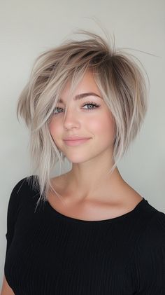 🌟 Captivating Hair Textures Short Layered Haircuts Grandeur | Must-See 🎀 Hair Textures, Short Layered, Short Layered Haircuts, Short Layers, Busy Lifestyle, Layered Haircuts, Styling Tools, Natural Texture, Textured Hair