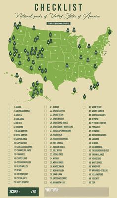 a map that shows the top ten places to visit in the usa and where you can find