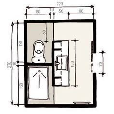 the floor plan for a small apartment