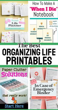 the best organizing life printables