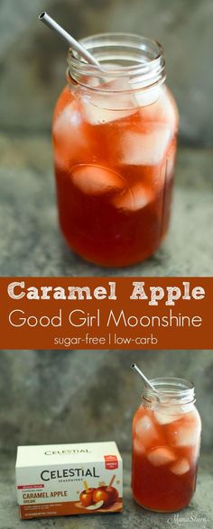 caramel apple good girl moon shine sugar - free low carb