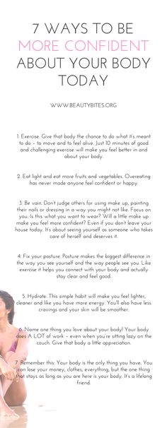 How to feel good in your body today - whether you need to lose weight or want to feel more energetic - these self-care tips will help you make today a little better! |beautybites.org | Healthy lifestyle motivation | Healthy Lifestyle Changes Healthy Habits Motivation, Losing Weight Motivation, Lifestyle Change, Healthy Lifestyle Changes, Lifestyle Quotes, Makeup Tricks, Healthy Lifestyle Motivation, Body Motivation, Healthy Lifestyle Tips