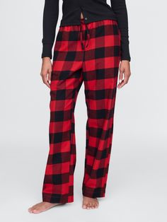 Supersoft flannel pajama pants.  Elasticized waist with drawcords.  Assorted allover prints.  Fit: Relaxed.  An easy silhouette throughout.  Models are wearing a Gap Red Flannel Pjs, Flannel Pj Pants, Easy Silhouette, Red Buffalo Plaid, Flannel Pajama Pants, Flannel Pants, Red Flannel, Flannel Pajamas, Pj Pants