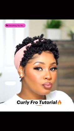 These curls look JUICY 💦👌🏾  Such a cute curly fro by @lynnettessilhouettes 😍 This technique she used to define her natural hair has her curls poppin 👏🏾  twa￼￼, curly fro, curly hairstyles, curl definition, team natural, short natural hair Black Womens Natural Hairstyles, How To Do Coils On Short Natural Hair, Natural Hair Twist Styles Black Women With Short Hair, Hairstyles For Twa Short Natural Hair, Define Curls Natural Hair Short, Coily Short Hairstyles, Twa With Headband, Curly Tapered Natural Hair, Natural Twa Hairstyles For Black Women