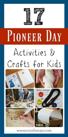 a collage of activities and crafts for kids